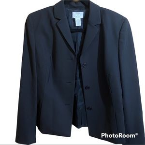 Loft Ann Taylor Black Stretch Blazer Size 8